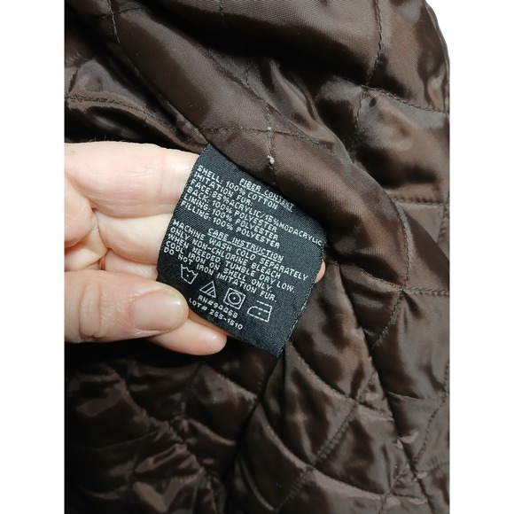 Vintage Braeton y2k corduroy brown jacket‎ Fur trim womens medium 90s - Picture 8 of 11